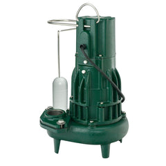 Zoeller 282-0001 Waste-Mate 115V 1/2 HP Automatic Cast Iron Sewage Pump