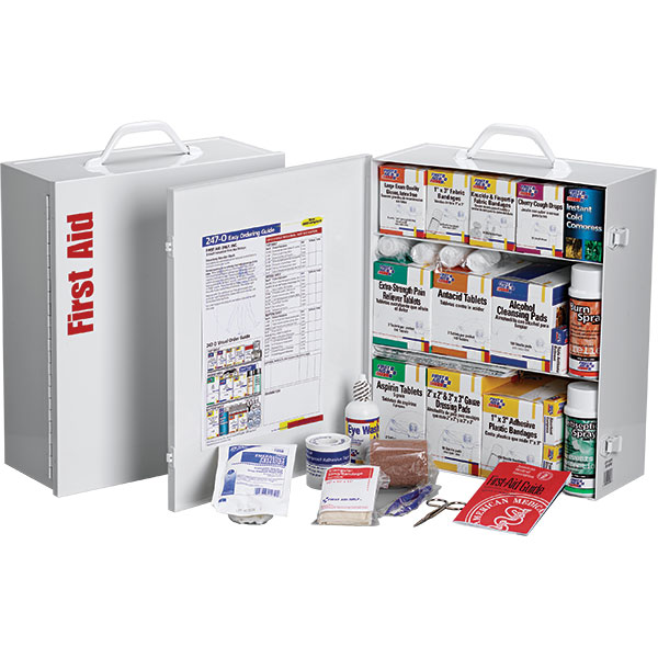 First Aid Only 247OFAO | 3-Shelf, 100-Person First Aid Station