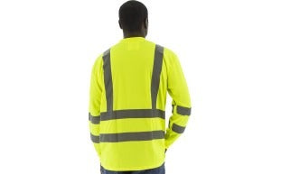 MAJESTIC Majestic 75-5355/l Hi-vis Long Sleeve Shirt Ansi 3