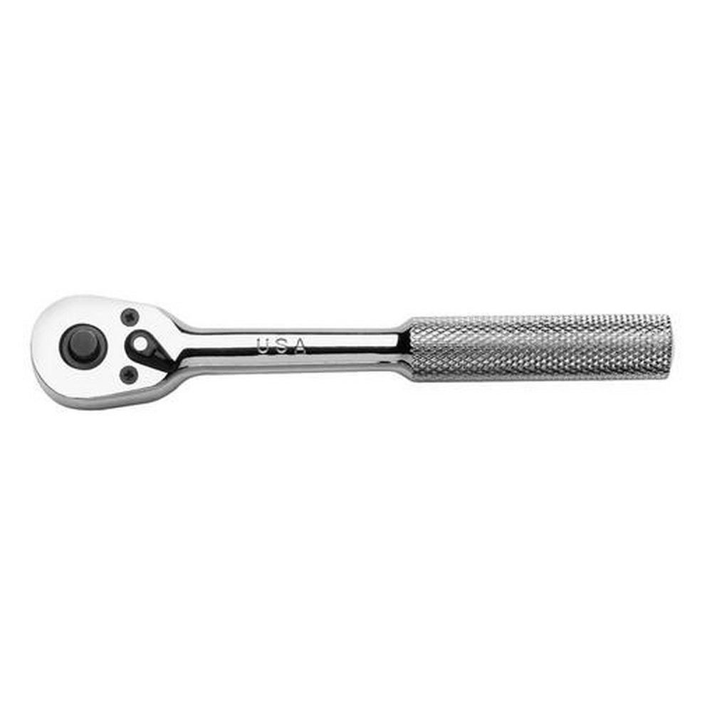 Wright Tool E2426 1/4 in. Drive Ratchet Quick Release Oval Head with Knurled Handle