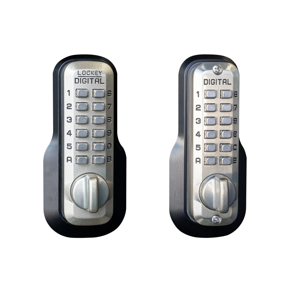 LOCKEY Lockey M210SNDC Keyless Deadbolt Double Combination Satin Nickel