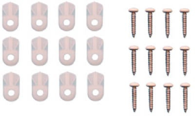 PRIME-LINE Prime Line Products Pl 7738 White Plastic Screen Clips 12 Pack