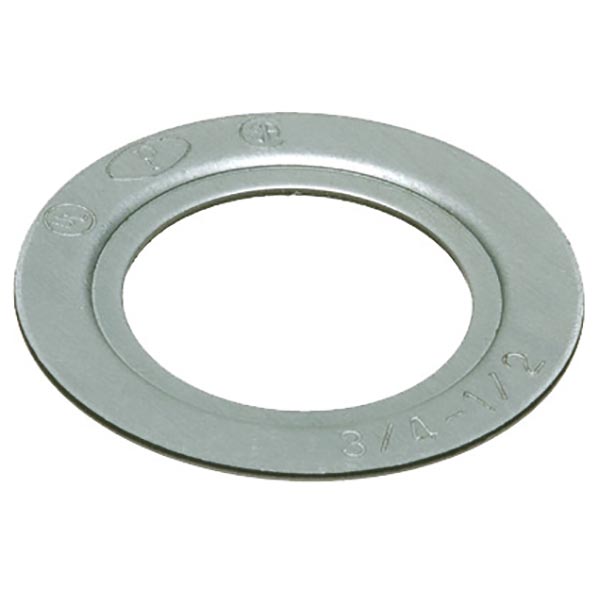 Arlington RW21 Reducing Washer, 2-1/2 x 2 in, For Use With IMC/Rigid Conduit, Steel, Plated