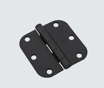 NATIONAL HARDWARE National Mfg N830-427 Round Corner Hinge 5/8 Inch Black