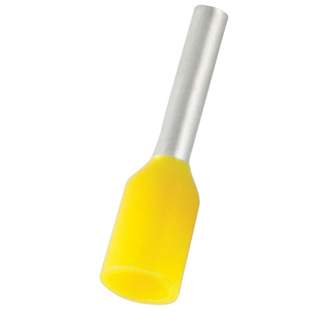 VALUE COLLECTION Value Collection E1008-YELLOW Wire Ferrule 18 Awg Yellow 100pk