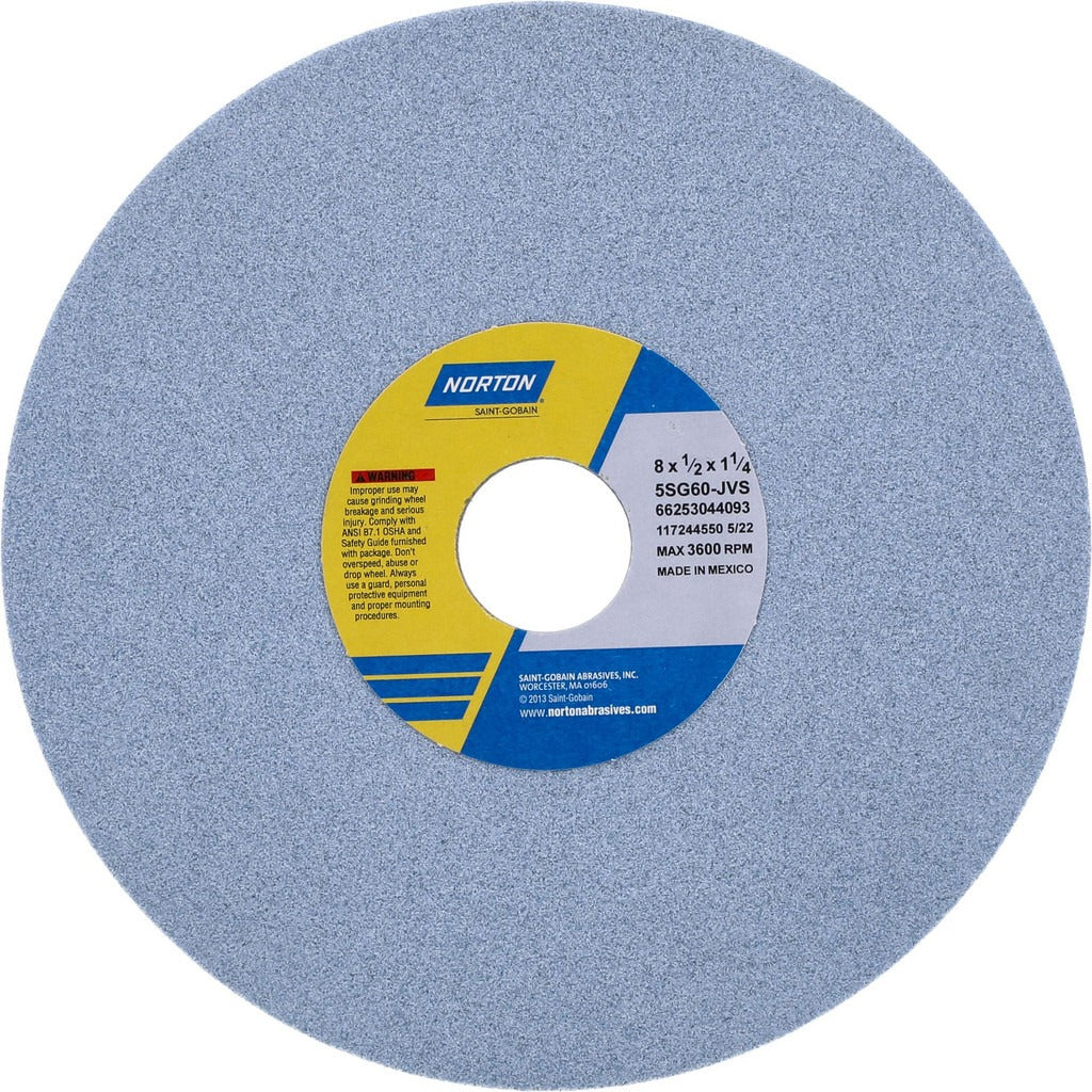 NORTON Norton 66253044093 Surface Grinding Wheel 8in 60 Grit