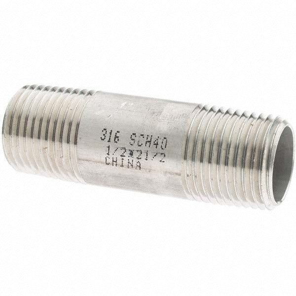 VALUE COLLECTION Value Collection 6BN1/2*21/2 Ss Pipe Nipple 1/2 in Sch 40