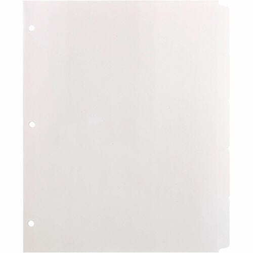 BUSINESS SOURCE Business Source BSN36683 Write-on Tab Dividers 5-tab