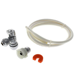 SharkBite 25088 Toilet Connection Kit with Angle Stop, Push to Connect Brass Plumbing Fittings, PEX Pipe, Copper, CPVC, PE-RT