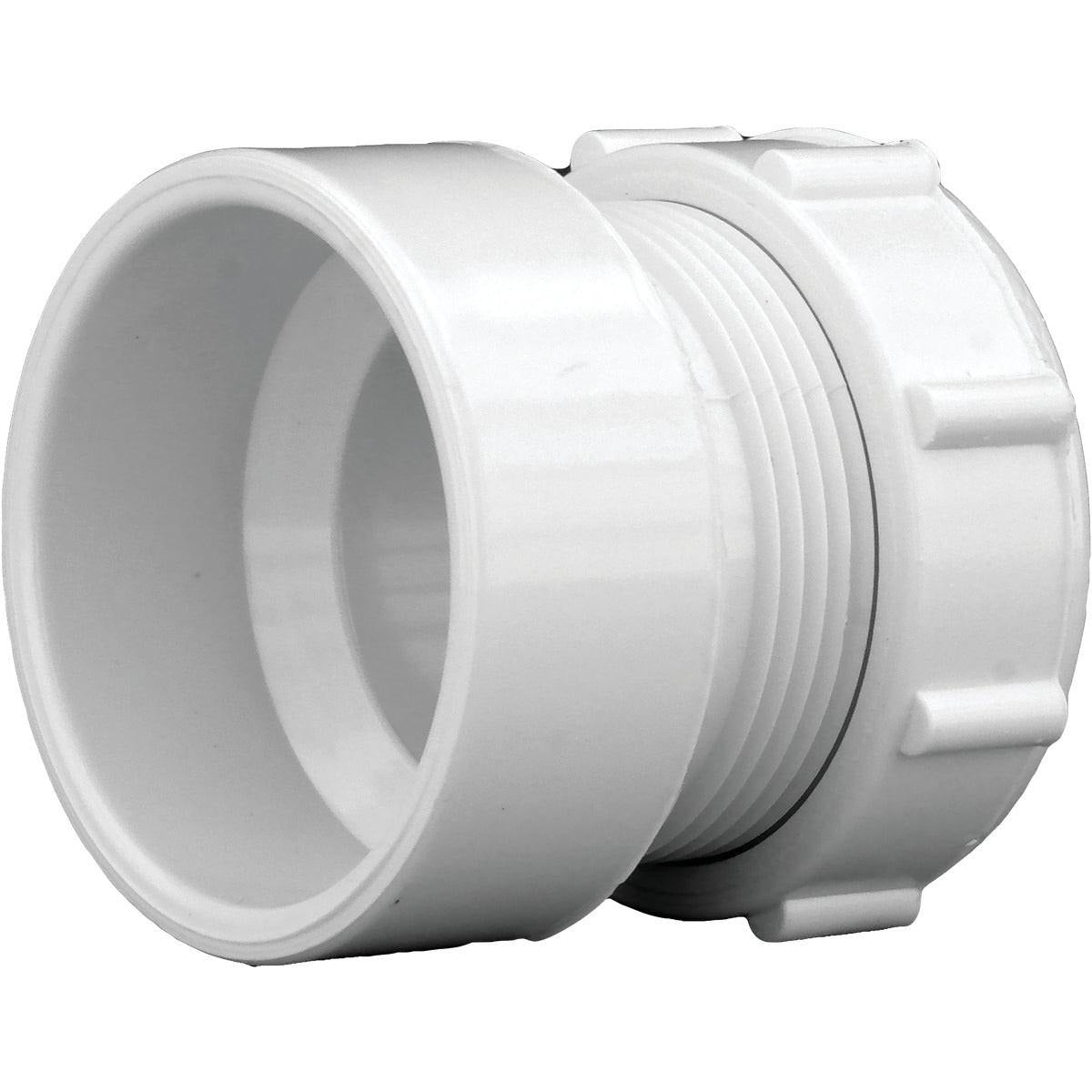 CHARLOTTE PIPE Charlotte Pipe PVC 00104R 0600HA 1-1/2 in. x 1-1/2 in. or 1-1/4 in. hub x tubular PVC waste adapter (Each)