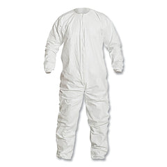 DuPont IC253BWH2X00250C Tyvek IsoClean Coveralls with Zipper, Bound, Clean Processed, White, 2X-Large