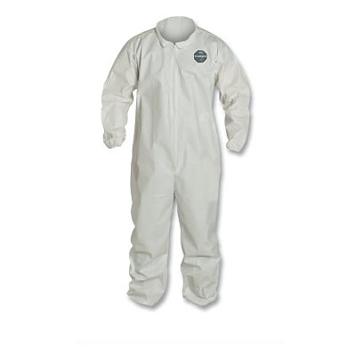 DuPont NG125SWH3X002500 ProShield NexGen Coveralls with Elastic Wrists and Ankles, White, 3X-Large