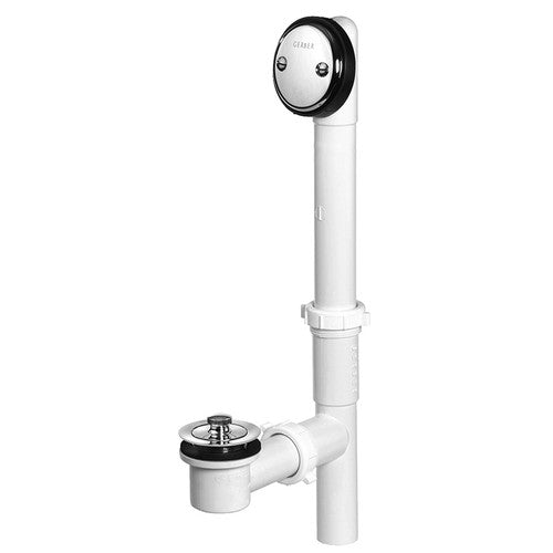 GERBER Gerber 41-550 Lift and Turn Waste Overflow Pvc Kit