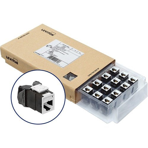 LEVITON Leviton Telcom 61UJK-CW6 Cat 6 Utp Quickport Jack