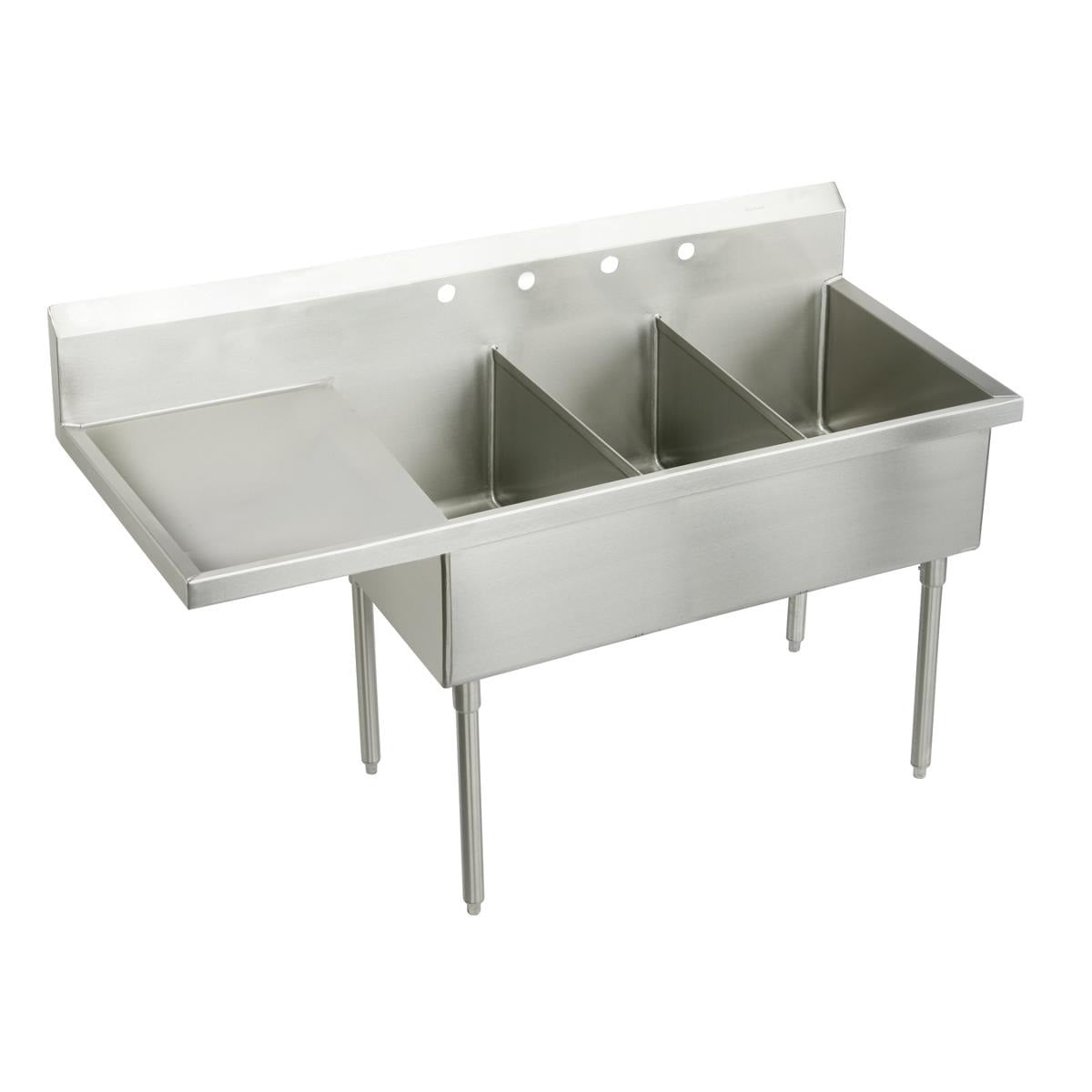 BSC PREFERRED Bsc Preferred WNSF8345L2 Triple Compartment Scullery Sink