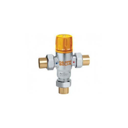 CALEFFI 252159A Three-Way Mixing Valve 3/4 Inch Sweat For Solar Systems