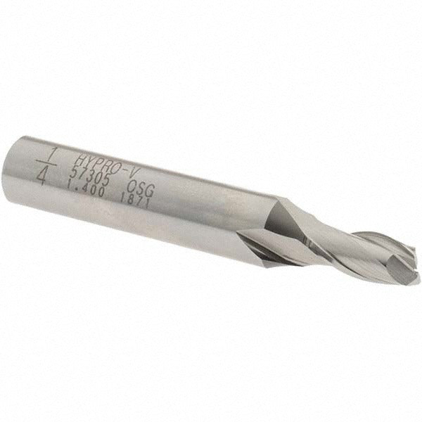 OSG Osg 5730500 Square End Mill 0.25 in 2 Flute Hss
