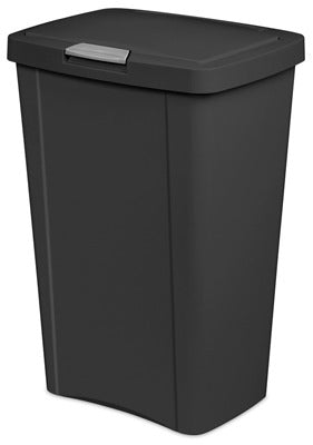 STERILITE Sterilite 10459004 13 Gallon Touch Top Trash Can Black