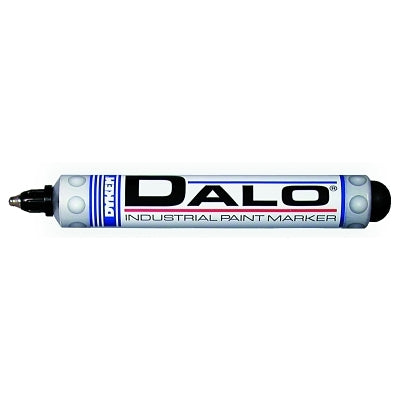 DYKEM 26033 DALO Industrial Steel Tip Paint Marker Black Medium