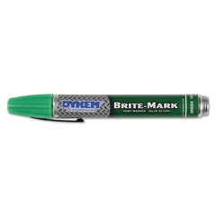 Dykem 40004 BRITE-MARK 40 Green Medium Tip Markers