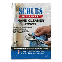 Scrubs 42201 Hand Cleaner Towels Citrus Scent Single Packet