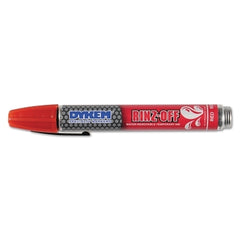 Dykem 44106 Rinz Off 44 Red Broad Tip Markers Pack of 12