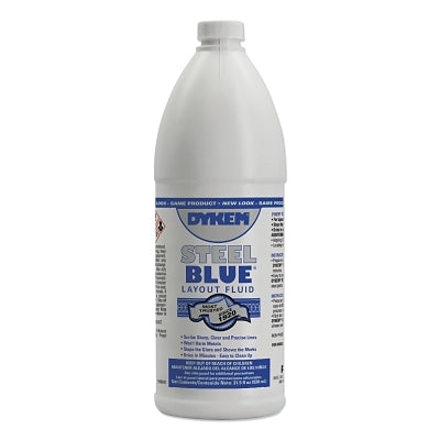 Dykem 80600 Layout Fluid Steel Blue 930 mL Bottle