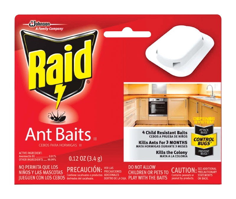 RAID Raid 76746 Solid Ant Bait Station 0.24 oz (4-Pack)