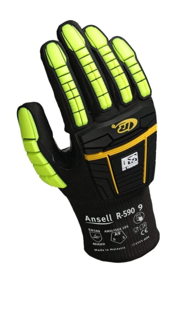 RINGERS Ringers R590120 R590 Nitrile impact-resistant gloves size 12