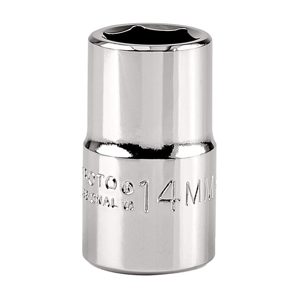 PROTO Proto J5414MH 14mm 6-point 1/2 Drive Hand Socket