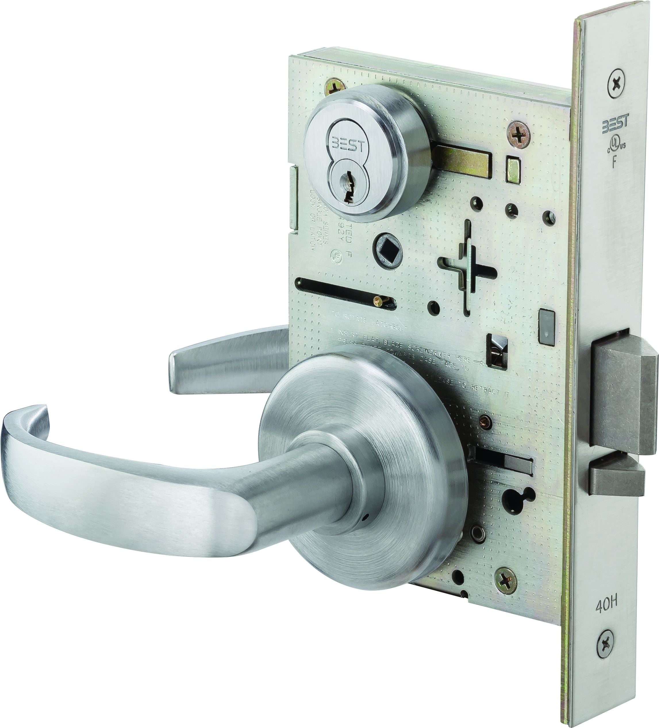 BEST Best 45H7D14H626RH Mortise Lock Storeroom 14 Lever Satin Chrome