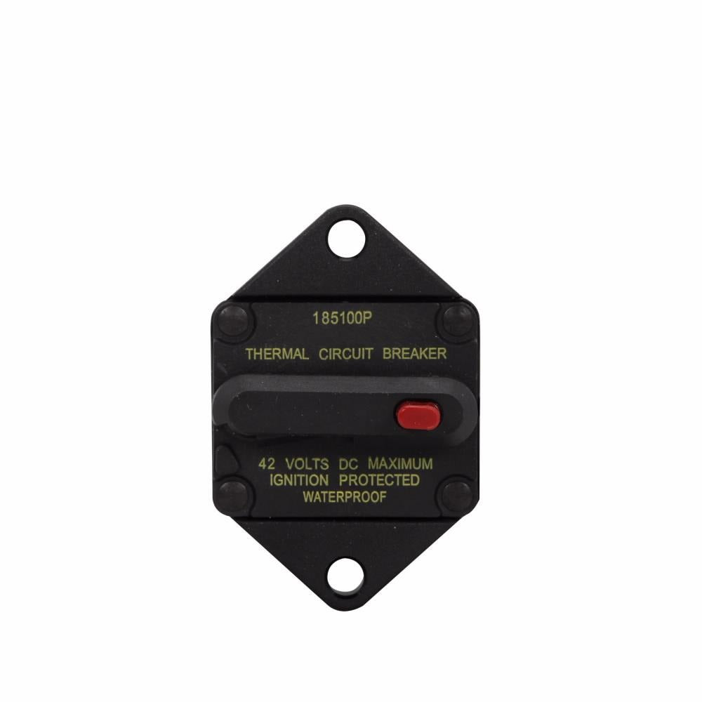 BUSSMANN Bussmann CB185P-30 Type III Switchable High Amp Waterproof Automotive Circuit Breaker 30 A (Panel Mount, 1 Pole)