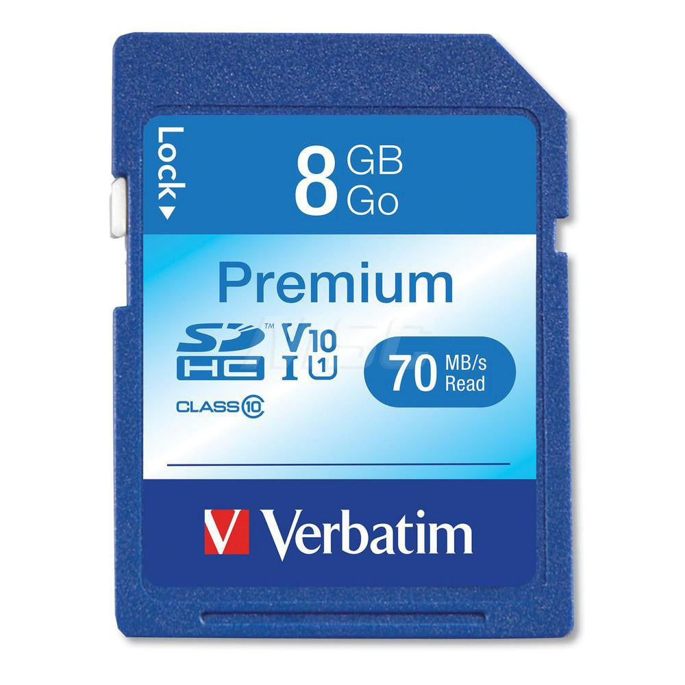 VERBATIM Verbatim VER96318 8GB Sdhc Memory Card UHS-1 Class 10