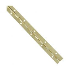 TRUE VALUE N265-355 1-1/6X12 Brass Cont Hinge