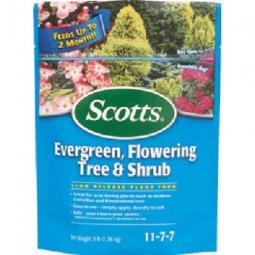 TRUE VALUE 1009101 Scotts Continuous Release Evergreen Flowering Tree & Shrub 11-7-7 (3-Lb.)