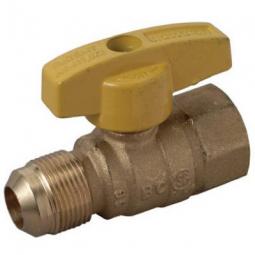 TRUE VALUE PSSC-60 Straight Gas Valve 5/8-In. O.D. x 3/4-In. Female Pipe Thread