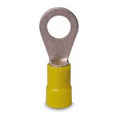 TRUE VALUE 20-107 Ring Terminal, Vinyl Insulated Barrel, Solderless, 12-10 AWG, 14-Pk.