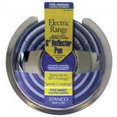 True Value 601-6 Electric Range Reflector Pan Fixed-Element Chrome 6 In.