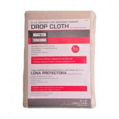 TRUE VALUE 85355 Mt5X5 Poly Backed Canvas Dropcloth