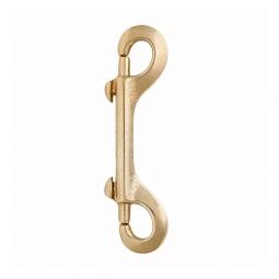 TRUE VALUE BC00163-SB-41/2 Weaver Leather Livestock Hardware Double Snap Brass 4-1/2 In.