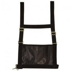 TRUE VALUE 35-8102-BK Weaver Leather Show Number Harness, Black Nylon, Adult Medium/Large