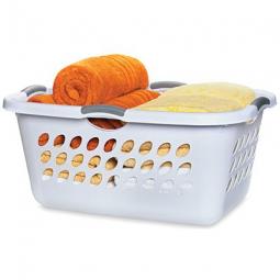 True Value 12168006 Sterlite Laundry Basket 2-Bushels