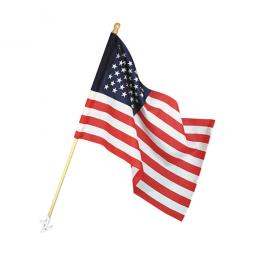 True Value 031800R Annin American Flag Set Polycotton On 5-Ft. Wood Pole