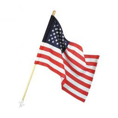 True Value 031800R Annin American Flag Set Polycotton On 5-Ft. Wood Pole