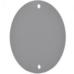 TRUE VALUE RBC-4 Gray Weatherproof Round Blank Cover