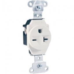 TRUE VALUE 5851WCC8 Pass & Seymour - Legrand 20A Heavy-Duty Single Outlet