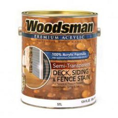 TRUE VALUE STLN-GL Woodsman Acrylic Deck, Siding & Fence Stain, Semi-Transparent Neutral Base, 1-Gal.