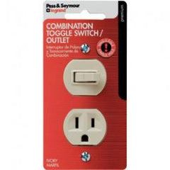 TRUE VALUE 691ICCC5 Pass & Seymour - Legrand Ivory Single-Pole Switch & Receptacle