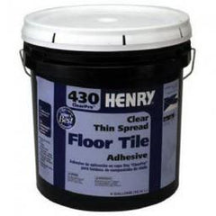 True Value 12102 Henry 430 Thin-Spread Floor Tile Adhesive, Clear, 4-Gals.