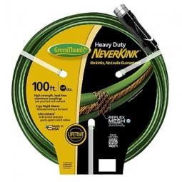 True Value 773309 Green Thumb NeverKink Garden Hose Heavy-Duty 5/8-In. x 100-Ft.